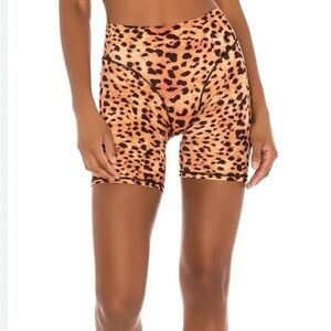 We are HAH Eco Bareback Biker Short in Lanka Leopard Print XL